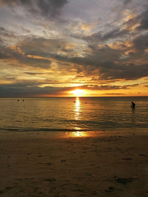 Sonnenuntergang, Meer, Ozean