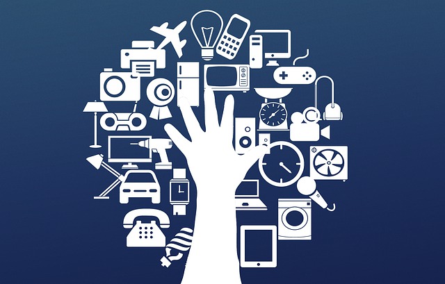 Free communication smarthome internet illustration