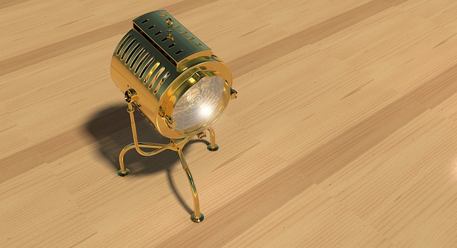 Free spot lamp headlights illustration