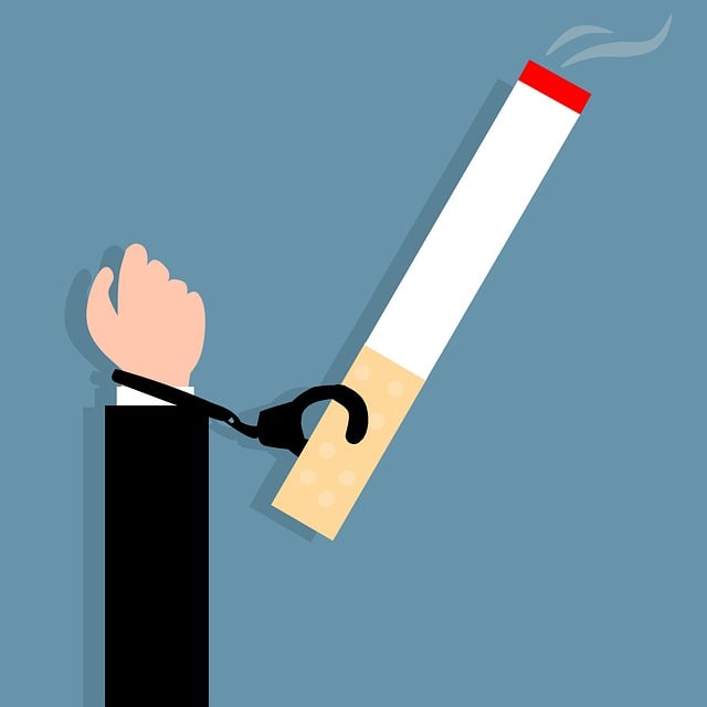 Free smoking addiction cigarette illustration