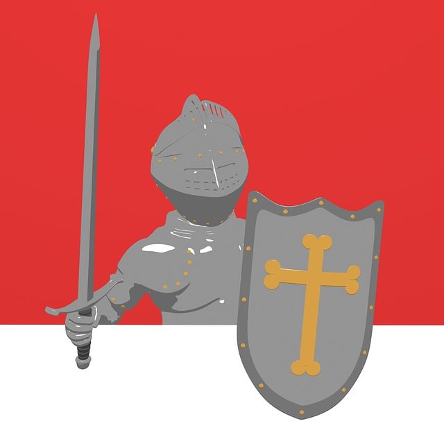 Free knight 3d medieval illustration