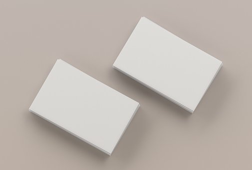 Visitenkarte, Mock Up, Geschäft