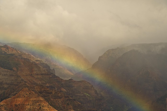 Free Canyon Rainbow photo and picture