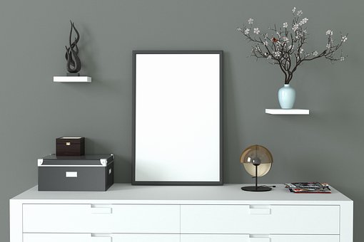 Rahmen, Frame Mockup, Innere, Bild, Leer