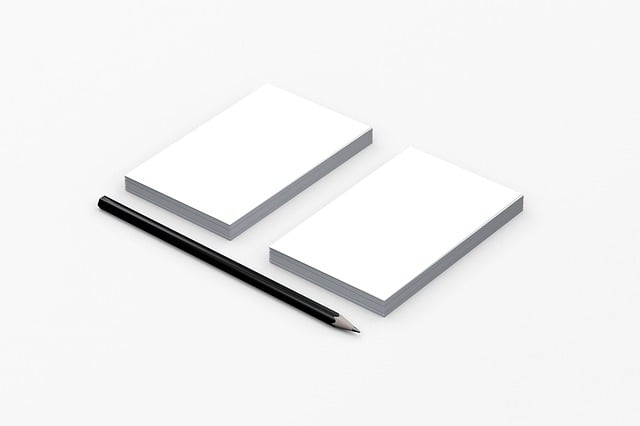 Free business card mockup illustration