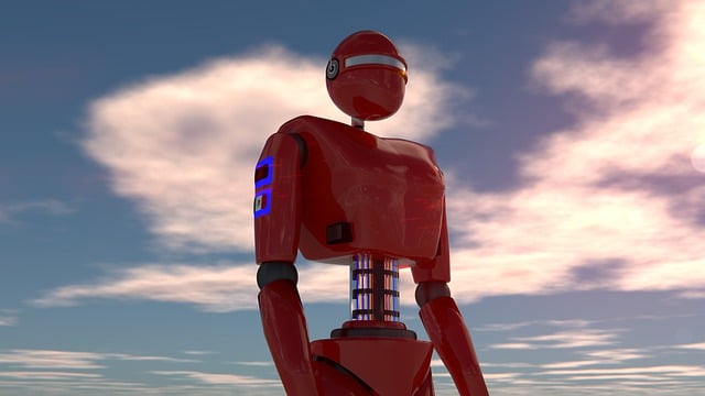 Free science fiction robot cyborg illustration
