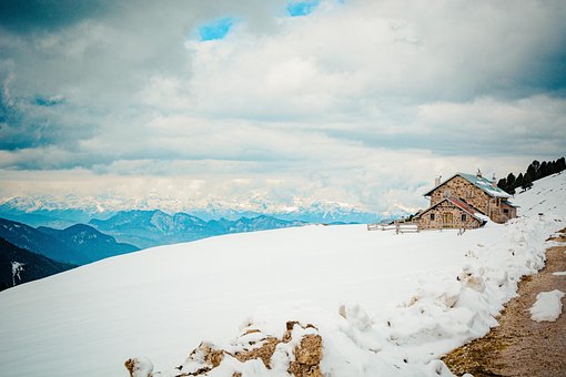 阿尔姆, 冬天, 雪, 积雪, 景观, 自然, 阿尔卑斯山, 小屋, 冬季景观
