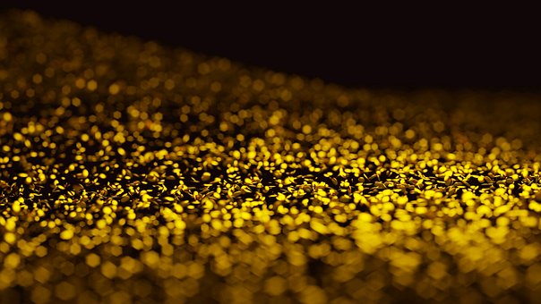 Goldene Perlen, Gold Perlen, Golden