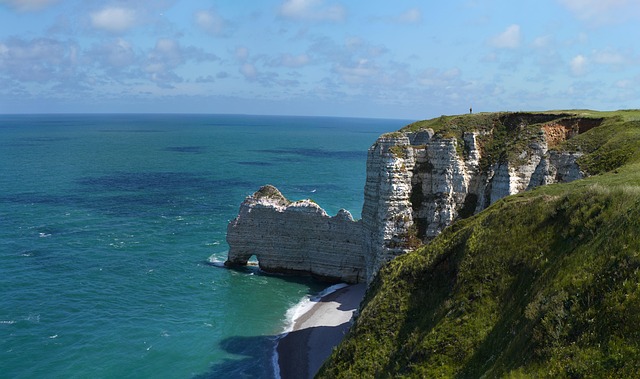 Frankreich, Normandie, Etretat, Klippen