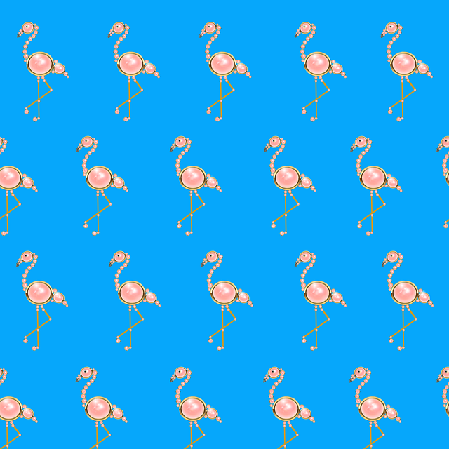 Free flamenco birds exotic illustration