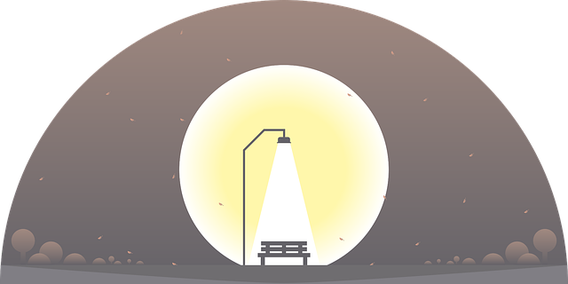 Free chair lamp alone illustration