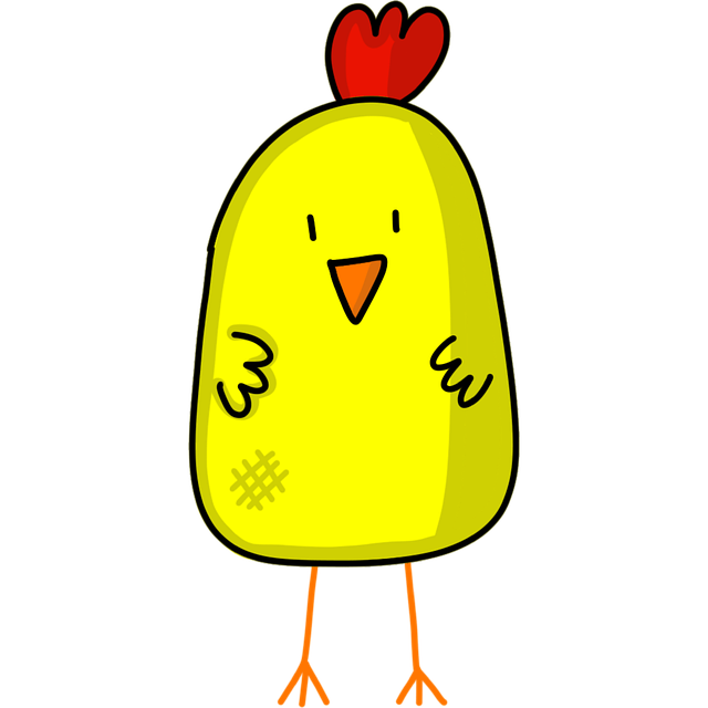 Free chick rooster chicken illustration
