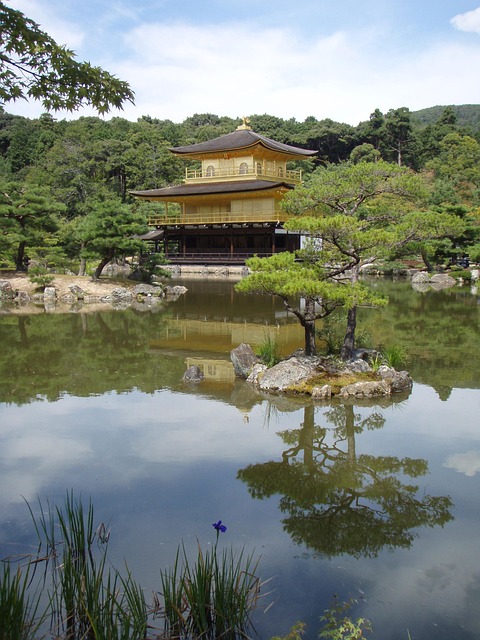 Guld, Guld Pagode, Tempel, Kyoto, Japan