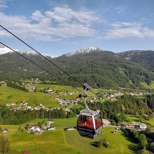 Berge, Alpen, Lift, Sessellift, Gipfel