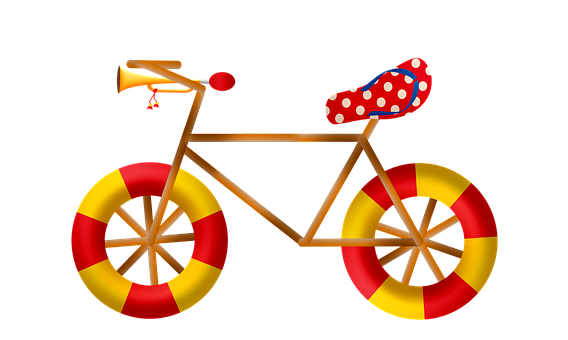 Free Bicycle Beach illustration and picture