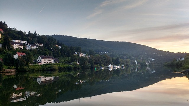 Free Sunset River photo and picture