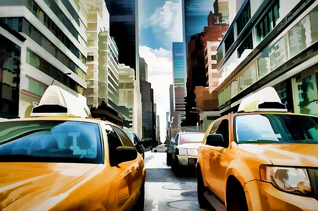 Free city street urban illustration