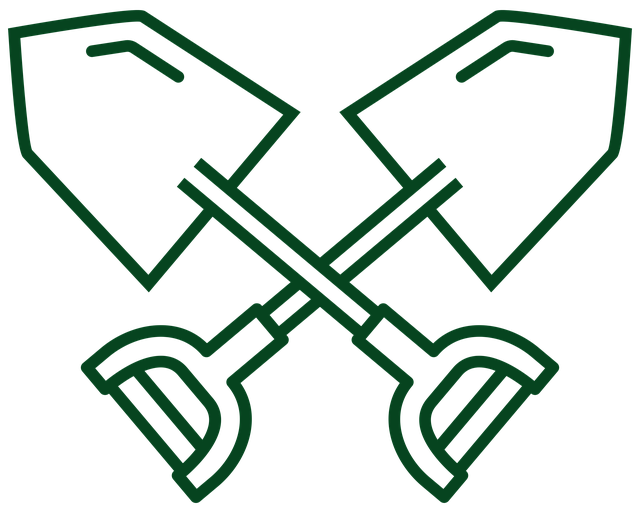 Schaufel, Garten Schaufel, Symbol