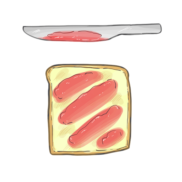 Free breakfast food bread illustration