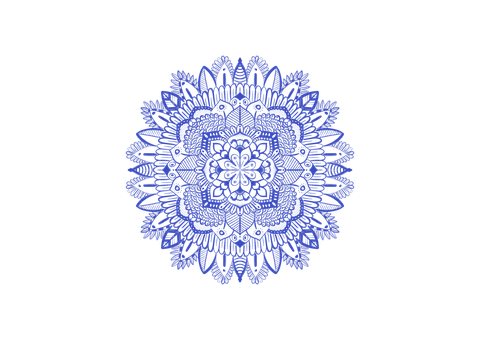Free Mandala Yoga illustration and picture