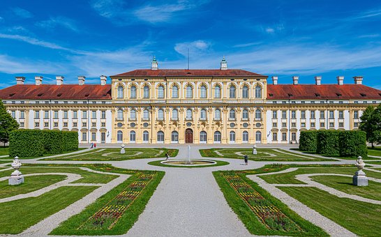 Slott, Schleissheim, Bayern, Borg