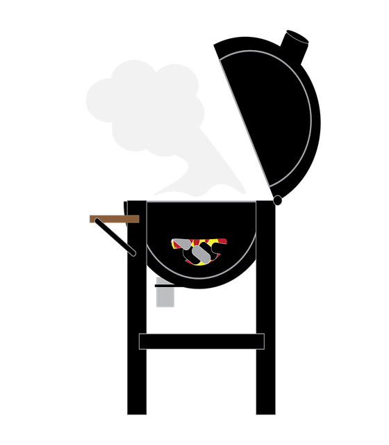 Free grill cooking barbecue illustration