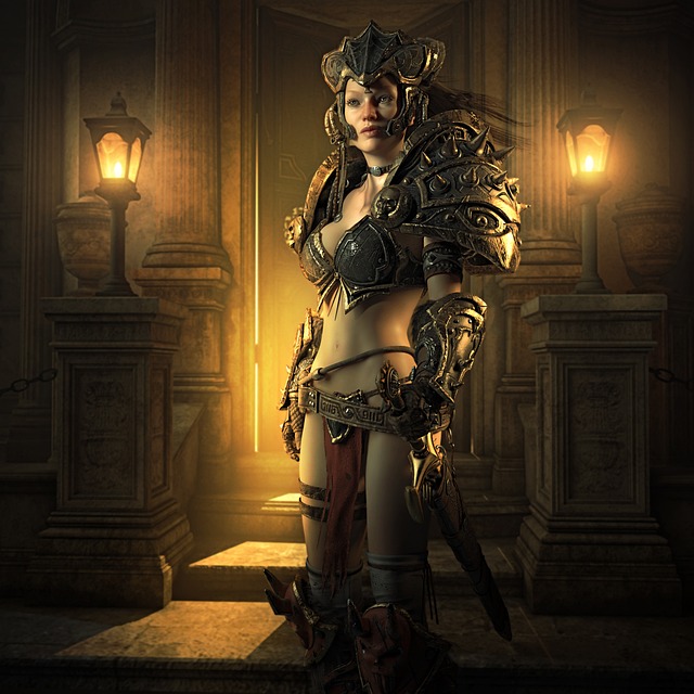 Free Fantasy Warrior photo and picture