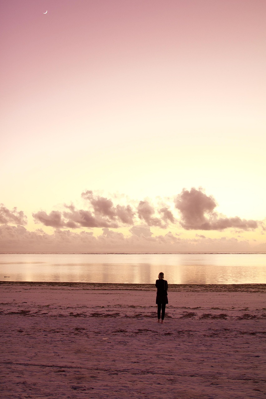 Tanzania, Spiaggia, Tramonto, Zanzibar