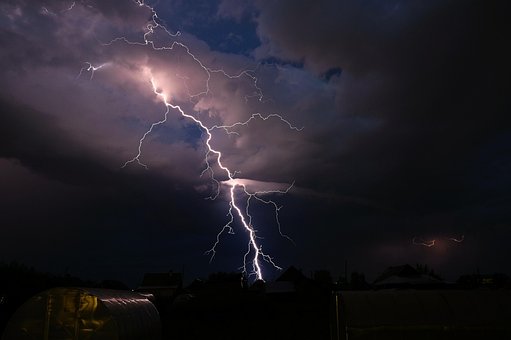 Nacht, Blitz, Gewitter, Wetter, Himmel