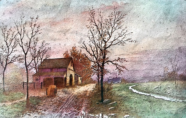Free one autumn afternoon autumn outdoor illustration