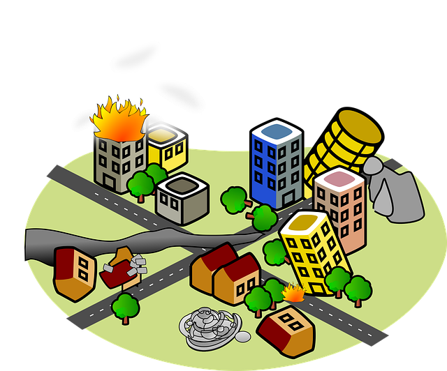 Free emergency disaster fire vector