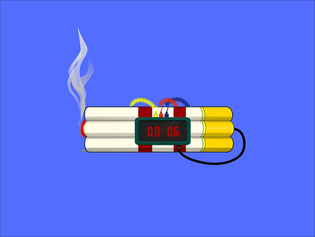 Cigarrillo, Bomba, Temporizador, Reloj