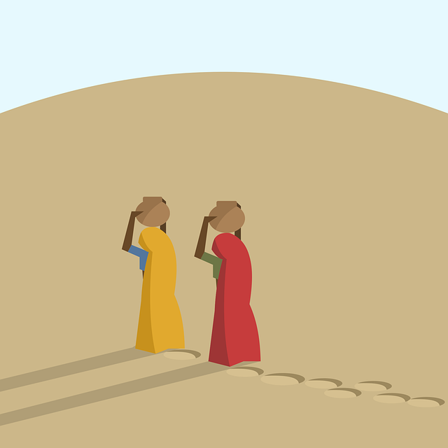 Free desert india women vector