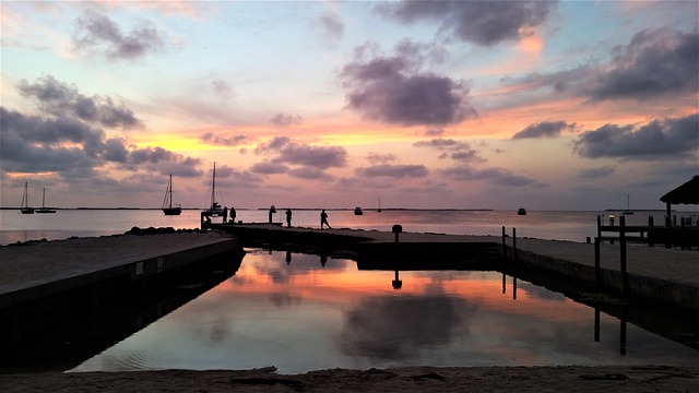 Free Sunset Beach photo and picture
