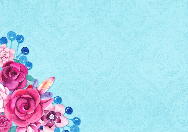 Download free HD stock image of Flower Damask Free flower damask background illustration