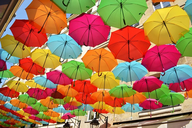 Free Village Royale Umbrellas photo and picture