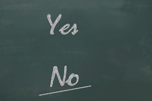 Free yes no checklist illustration