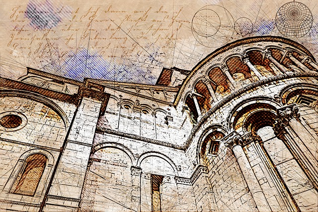 Download free HD stock image of Building Architecture Free building architecture columns illustration