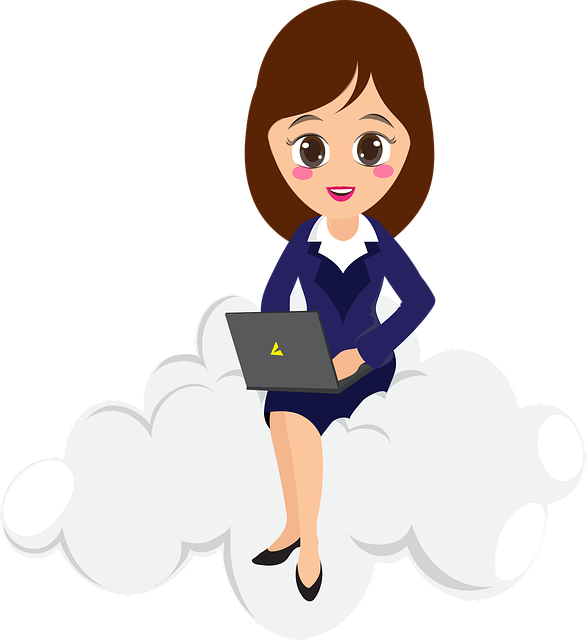 Free officer task clouds vector