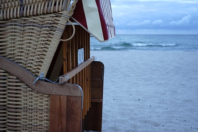 Strandstol, Hav, Natur, Sand, Strand