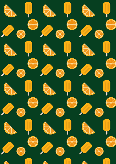 Flødeis, Mønster, Baggrund, Design
