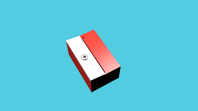Free pencil pen sharpener illustration