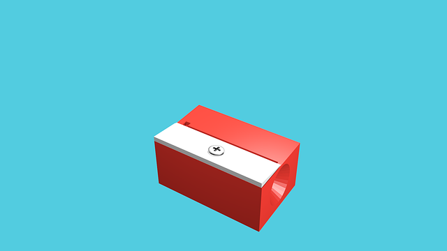 Free pencil pen sharpener illustration