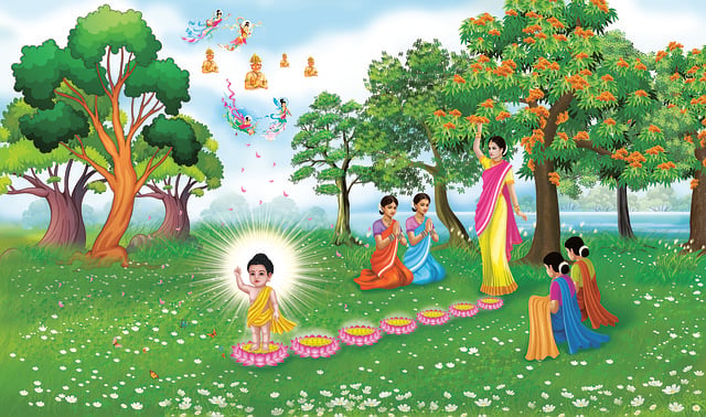 Free buddha zen little buddha illustration