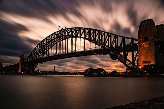 Australië, Sydney, Stad, Haven, Mijlpaal