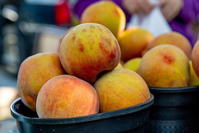 Free Fruit Peaches photo and picture