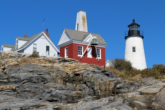Pemaquid, Faro, Rocas, Torre