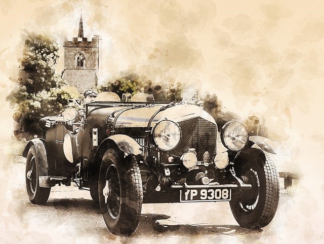Download free HD stock image of Car Automobile Free car automobile old timer illustration