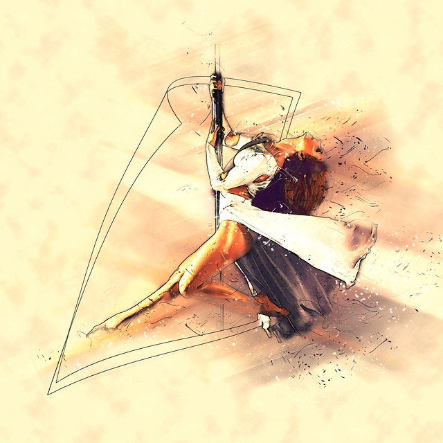 Free pylon flight girl illustration