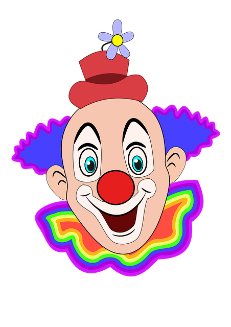 Free circus animal clown entertainment illustration
